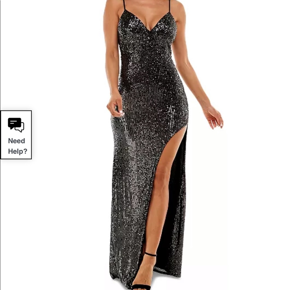 Juniors sequined dress